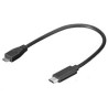 PREMIUMCORD Adaptér USB 3.1 C/male - USB 2.0 Micro-B/male, 0,2m