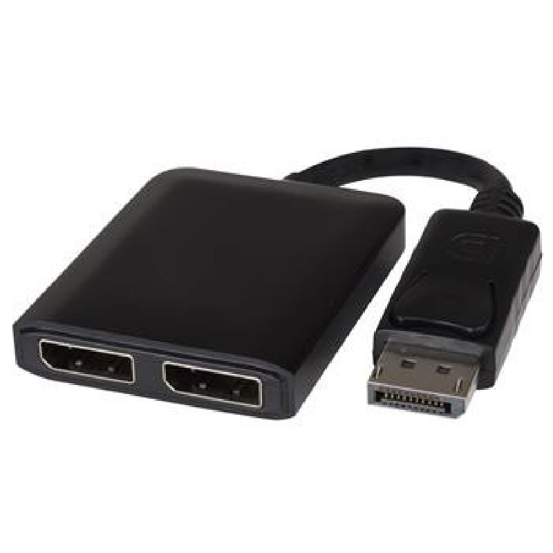 PremiumCord adaptér DisplayPort - 2x DisplayPort, rozšíření + zrcadlení obrazu, 4K*2K@30Hz