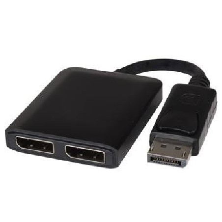 PremiumCord adaptér DisplayPort - 2x DisplayPort, rozšíření + zrcadlení obrazu, 4K*2K@30Hz