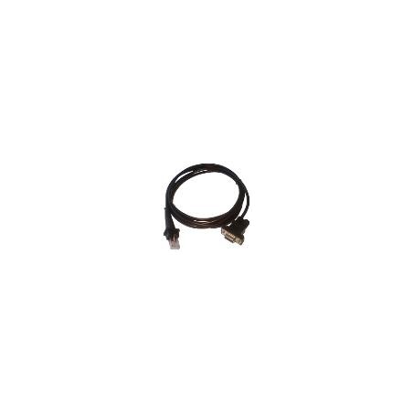 Kabel RS232 pro CCD čtečky 1000/1500,DC jack,černý