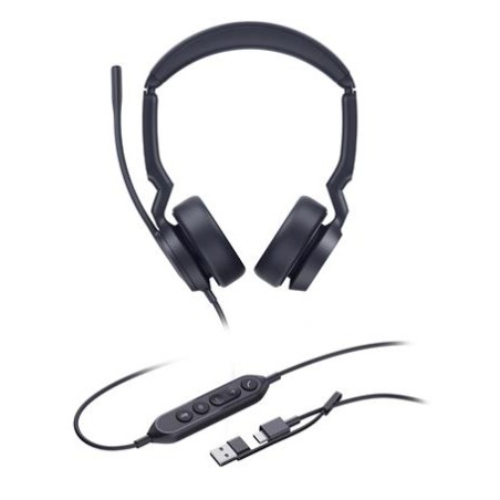 Yealink UH44 Dual UC USB-C/A, náhlavní souprava