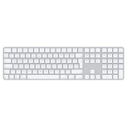 Apple Magic Keyboard Numeric Touch ID/Bezdrátová Bluetooth/HU layout/Bílá