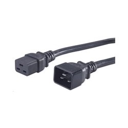 PREMIUMCORD Kabel napájecí 230V/16A prodlužovací 3m (konektory IEC 320 C19 - IEC 320 C20)