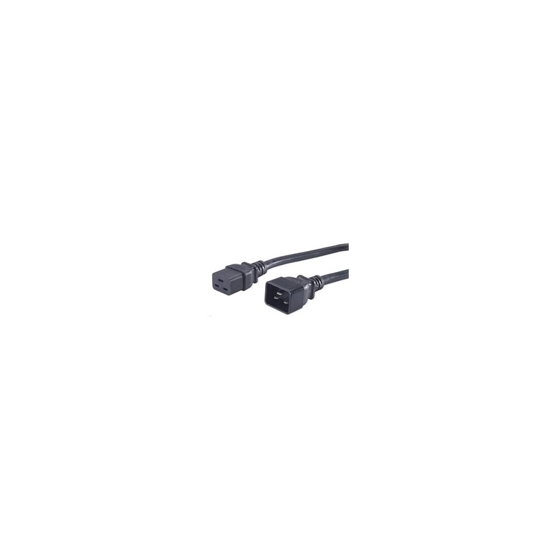 PREMIUMCORD Kabel napájecí 230V/16A prodlužovací 3m (konektory IEC 320 C19 - IEC 320 C20)