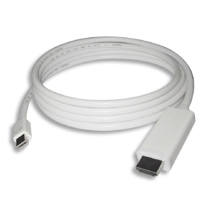 PREMIUMCORD Kabel mini DisplayPort 1.2 na HDMI 2.0, pro rozlišení 4Kx2K@60Hz, 2m