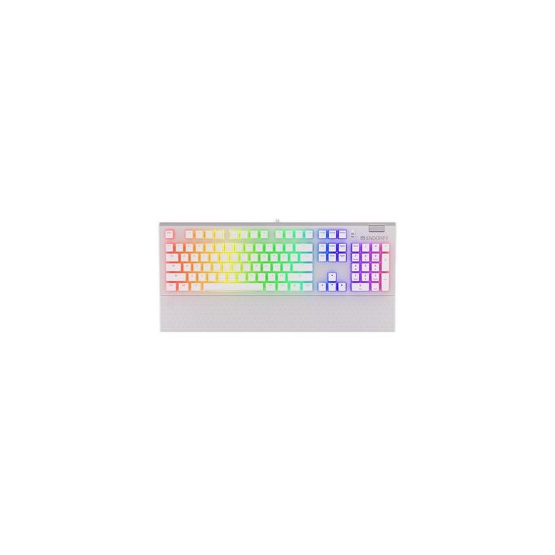 Endorfy Omnis Pudding Brown/Drátové USB-A/US layout/Bílá
