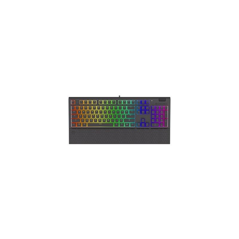 Endorfy Omnis Pudding Blue/Drátové USB-A/US layout/Černá