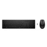 HP 650 Wireless Keyboard & Mouse Black- Anglická klávesnice a myš, černá