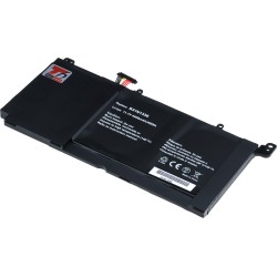 Baterie T6 Power pro Asus VivoBook S551L, R551L, K551L, V551L serie, 4400mAh, 49Wh, 3cell, Li-pol