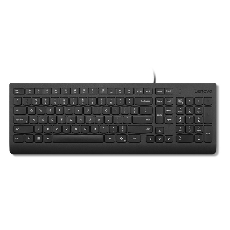 Lenovo Essential/Drátové USB-A/US layout/Černá