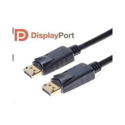 PREMIUMCORD DisplayPort 1.2 přípojný kabel M/M, zlacené konektory, 1.5m