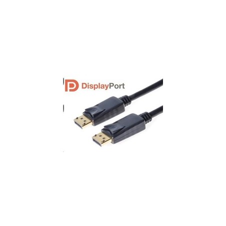 PREMIUMCORD DisplayPort 1.2 přípojný kabel M/M, zlacené konektory, 1.5m