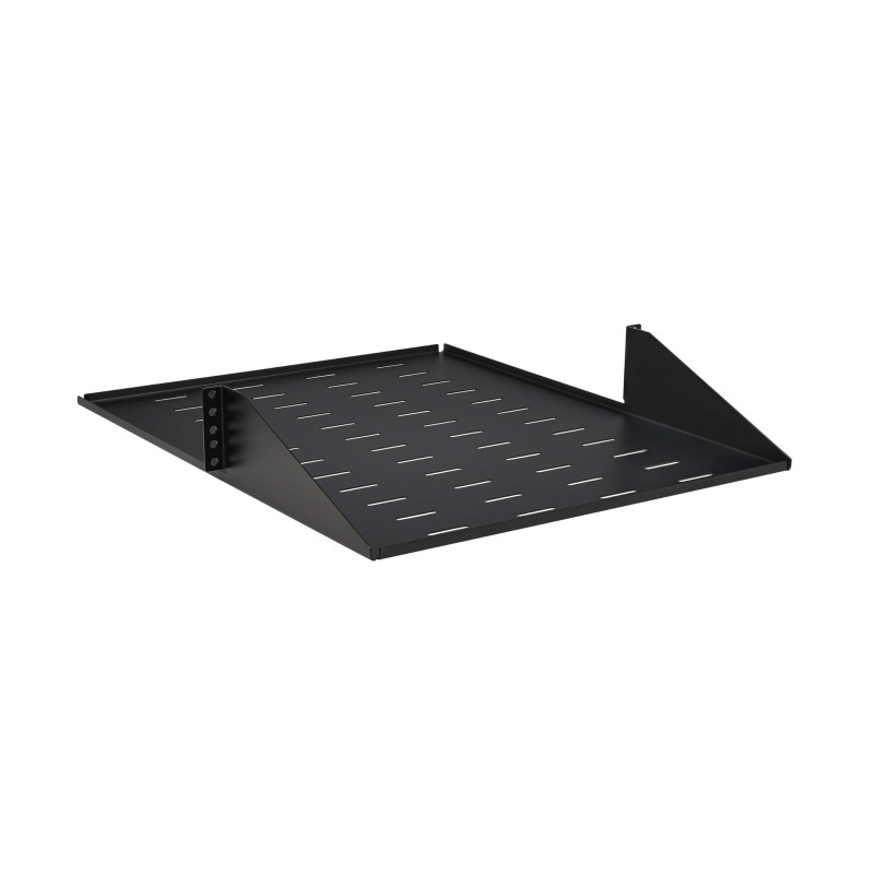 Police pevná SmartRack 2U, nosnost 45kg, hloubka 546mm, montáž na střed, odvětrávaná