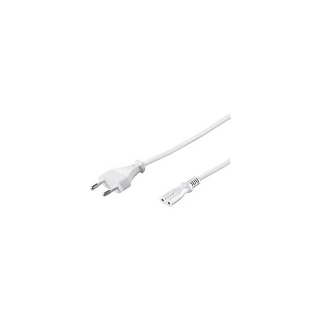 PREMIUMCORD Kabel síťový 230V k magnetofonu 3m bílý