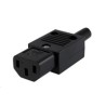 PREMIUMCORD Konektor napájecí 230V na kabel (samice, IEC C13)