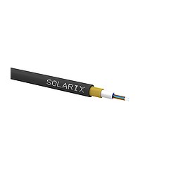 Zafukovací kabel MINI 8vl 9/125 HDPE Fca černý, cena za metr