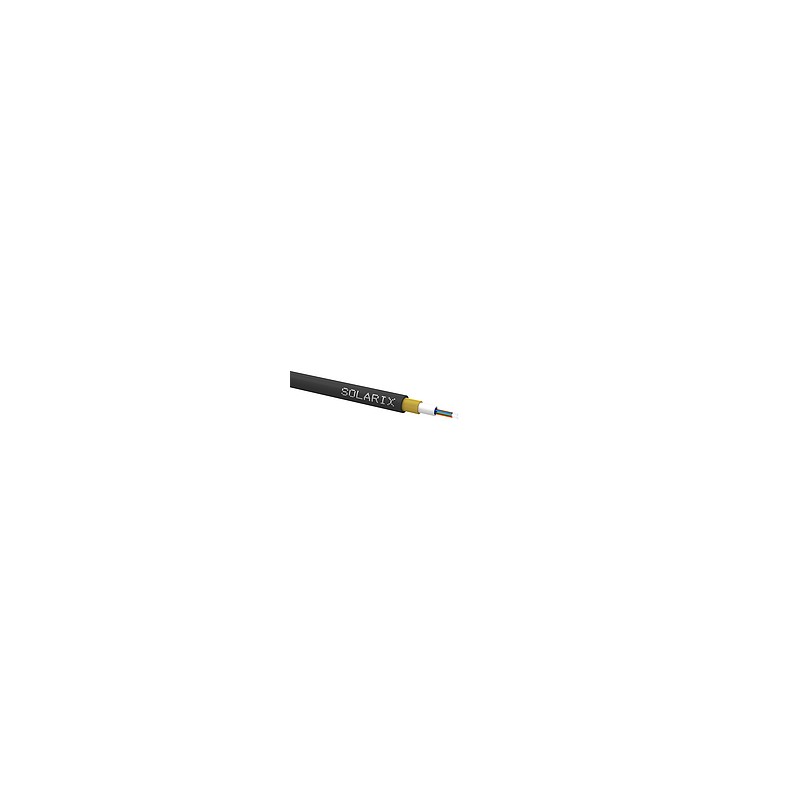 Zafukovací kabel MINI 8vl 9/125 HDPE Fca černý, cena za metr