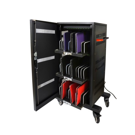 PORT CONNECT CHARGING CABINET 30 UNITS, černý