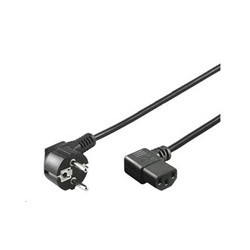 PREMIUMCORD Kabel napájecí 230V 3m úhlový 90st