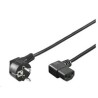 PREMIUMCORD Kabel napájecí 230V 3m úhlový 90st