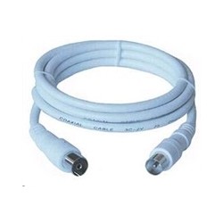 PREMIUMCORD TV kabel anténní propojovací 5m (koaxiální, M/F, 75 Ohm)