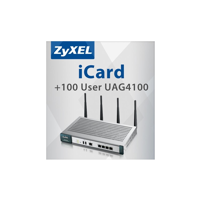ZYXEL UAG4100 e-license from 200 to 300 clients