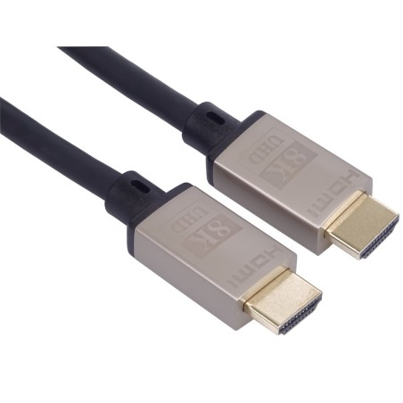 PREMIUMCORD Kabel HDMI 2.1 High Speed + Ethernet kabel 8K@60Hz, 4K@120Hz, pozlacené konektory, 1m