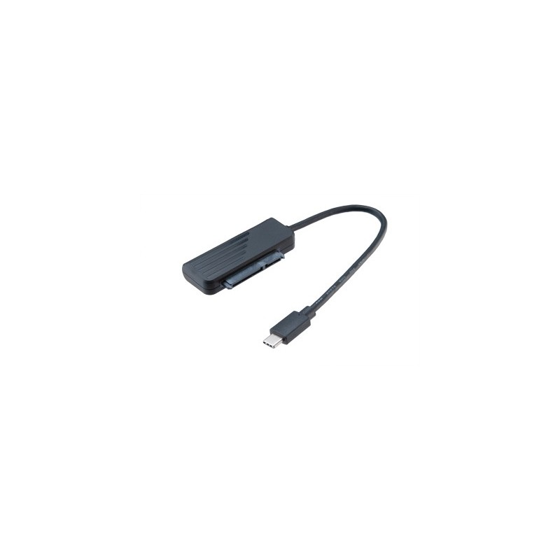 AKASA USB type-C adaptér pro 2,5" HDD a SSD 20 cm