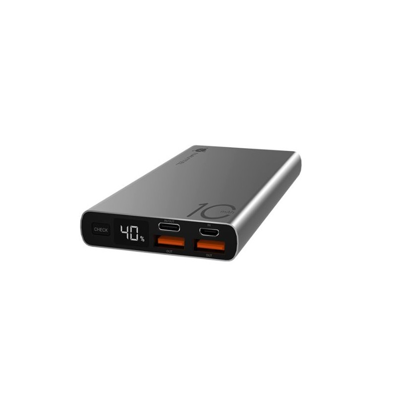 Powerbanka NAVITEL PWR10 AL stříbrná s kapacitou 10000 mAh