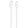 ALIGATOR Datový kabel POWER 3A, USB-C/microUSB bílý