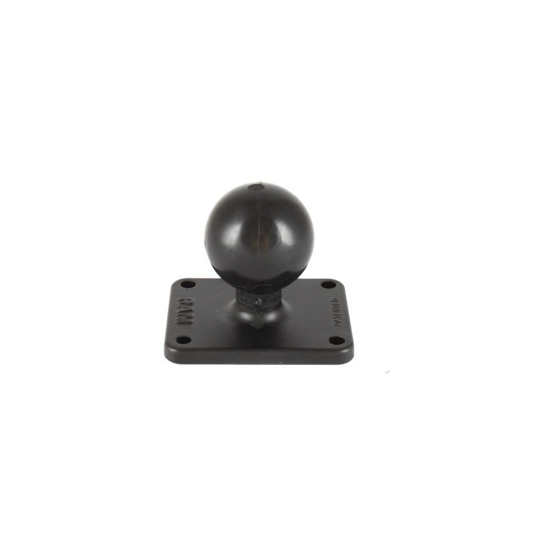 RAM Mounts obdélníkový úchyt na šrouby nebo vruty, 5 x 6 cm, s kulovým čepem 1,5", RAM-202U-225