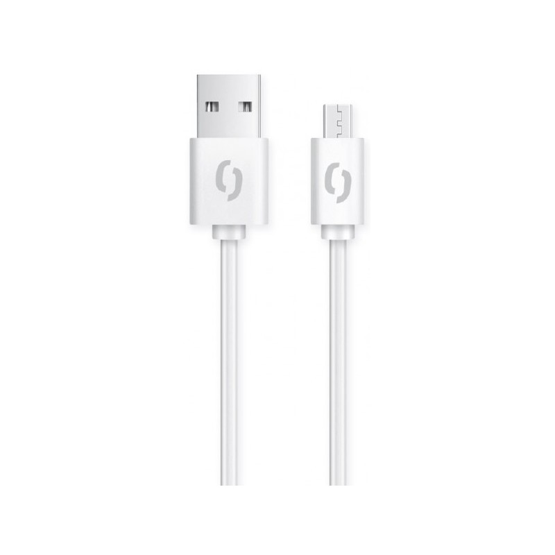 ALIGATOR Datový kabel 2A, Micro USB bílý