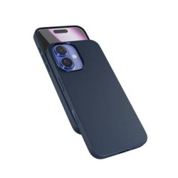 Epico Mag+ kožený kryt iPhone 16 Plus - modrá