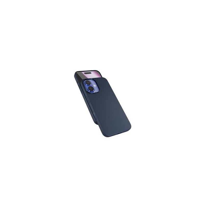 Epico Mag+ kožený kryt iPhone 16 Plus - modrá