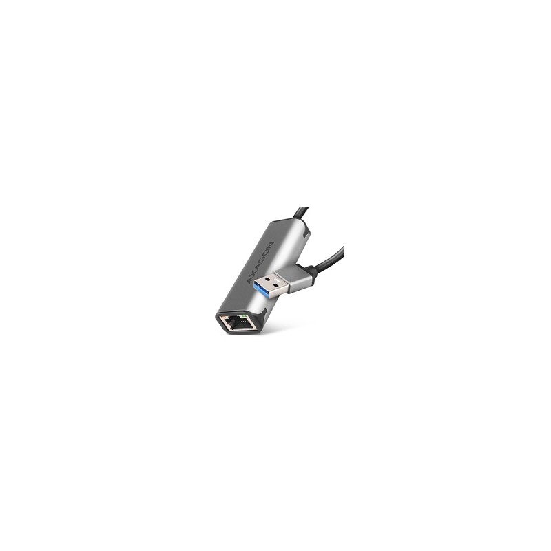 AXAGON ADE-25R USB-A 3.2 Gen 1 - 2.5 Gigabit Ethernet síťová karta, Realtek 8156, auto install, šedá