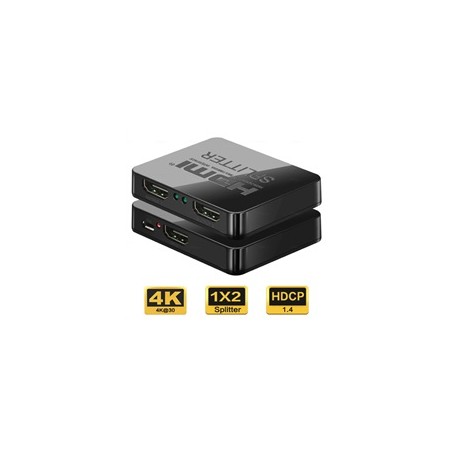 PREMIUMCORD HDMI splitter 1-2 porty, s napájením z USB, 4K, FULL HD, 3D