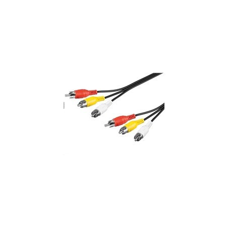 PremiumCord Kabel 3x CINCH-3x CINCH M/M 2m