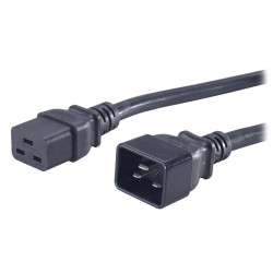 PREMIUMCORD Kabel napájecí 230V/16A prodlužovací 1,5m (konektory IEC 320 C19 - IEC 320 C20)