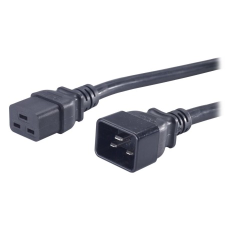 PREMIUMCORD Kabel napájecí 230V/16A prodlužovací 1,5m (konektory IEC 320 C19 - IEC 320 C20)