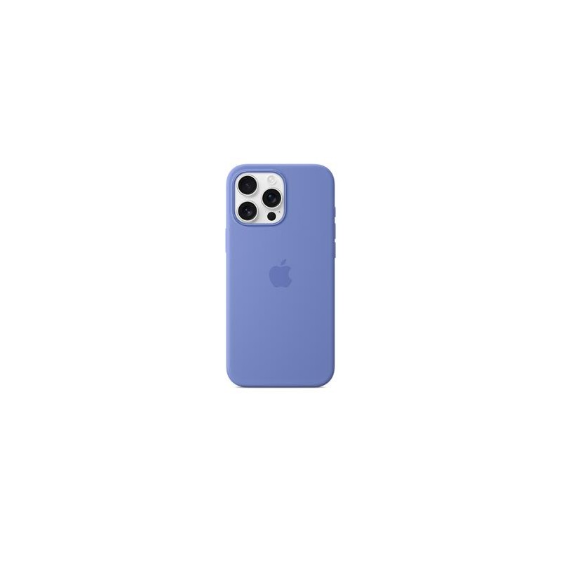 iPhone 16 Pro Max Silicone Case with MS-Periwinkle