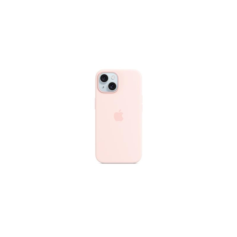 iPhone 15+ Silicone Case with MagSafe - Light Pink