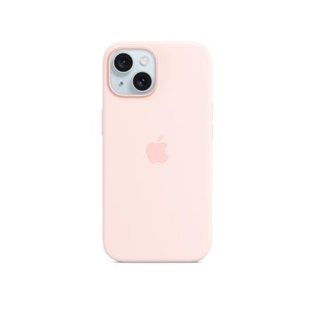 iPhone 15+ Silicone Case with MagSafe - Light Pink