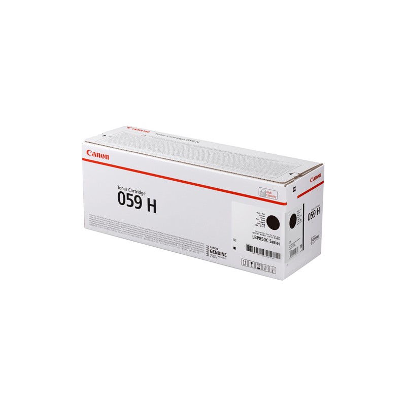 Canon originální toner 059 H BK, 3627C001, black, 15500str., high capacity