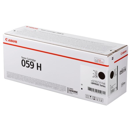 Canon originální toner 059 H BK, 3627C001, black, 15500str., high capacity