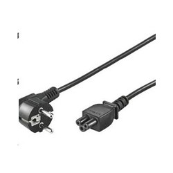 PREMIUMCORD Kabel napájecí 230V pro NTB (3pin, Schuko, trojlístek) 3m