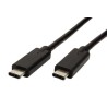 PremiumCord USB-C kabel ( USB 3.1 generation 2, 3A, 10Gbit/s ) černý, 1m