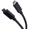 PremiumCord USB-C kabel ( USB 3.1 generation 2, 3A, 10Gbit/s ) černý, 0,5m