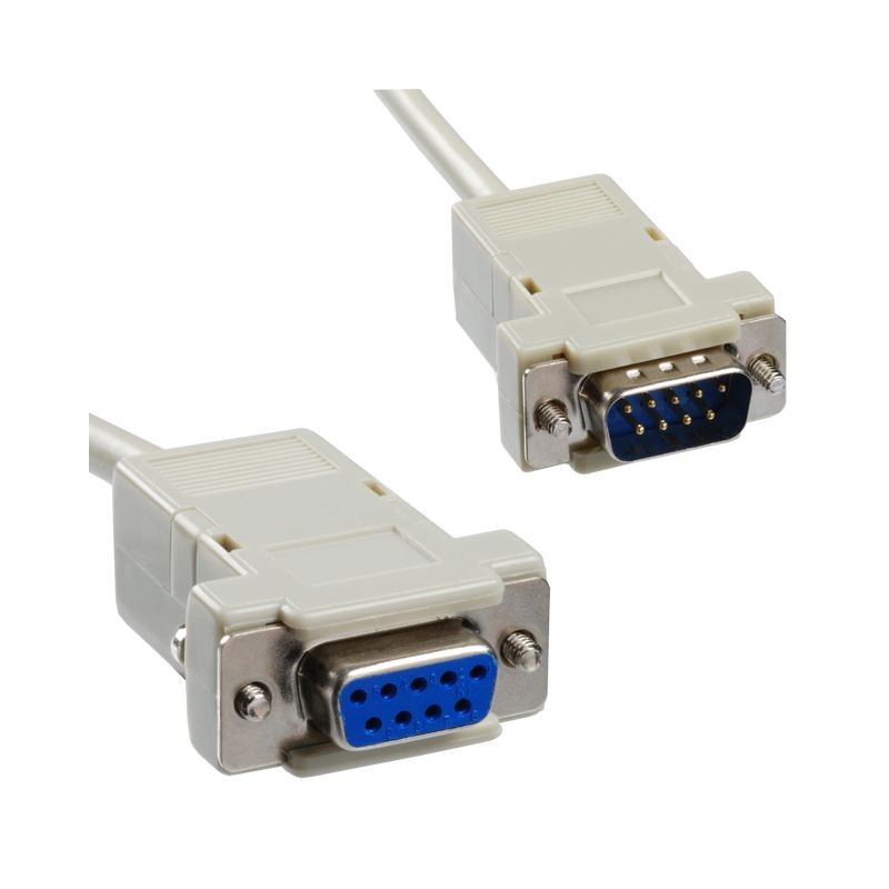PREMIUMCORD Kabel sériový 10m prodlužovací (Canon 9M/9F, rozebírací, RS232)