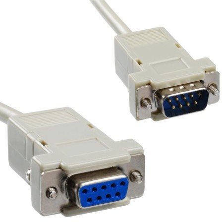 PREMIUMCORD Kabel sériový 10m prodlužovací (Canon 9M/9F, rozebírací, RS232)