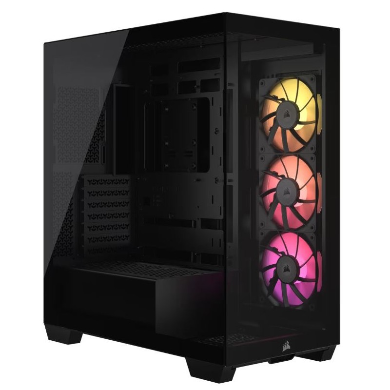 CORSAIR iCUE LINK 3500X/Midi Tower/Transpar./Černá